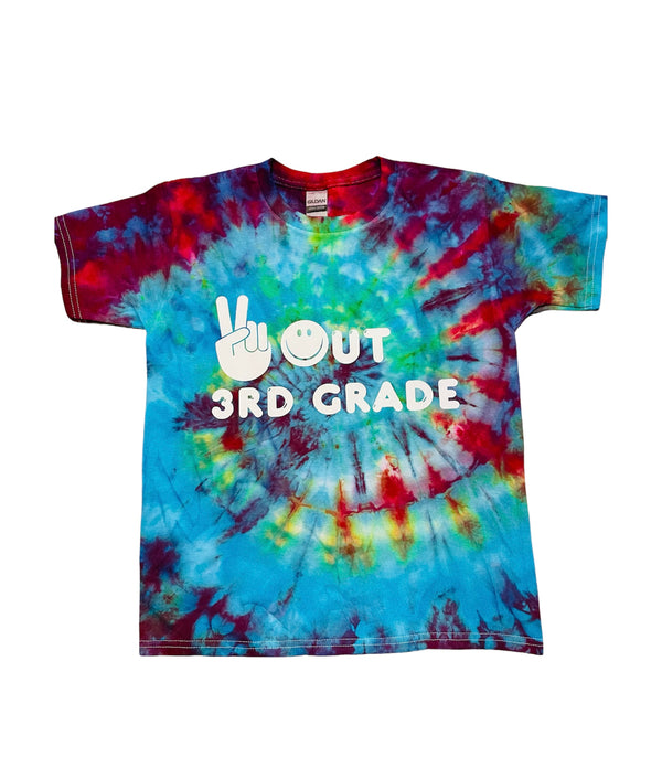 Peace Out Tie Dye Tee Shirt