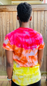 I'm A Happy Camper Tie Dye-Shirt