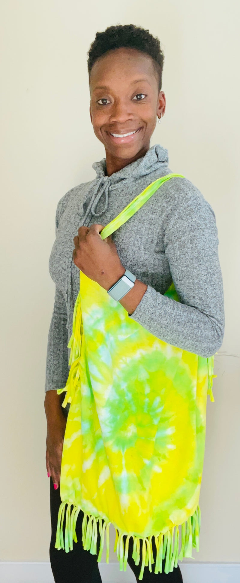 Limeade Tie Dye T-Shirt Tote Bag