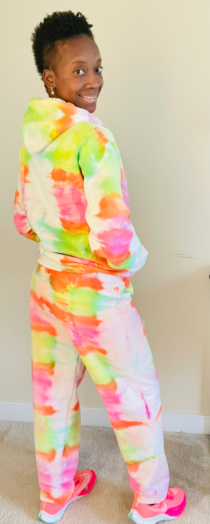 All Wrapped Up Tie Dye Sweat Suit